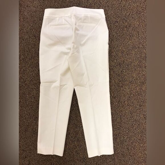 Talbots Classic Cream Ankle Pants - Picture 4 of 6